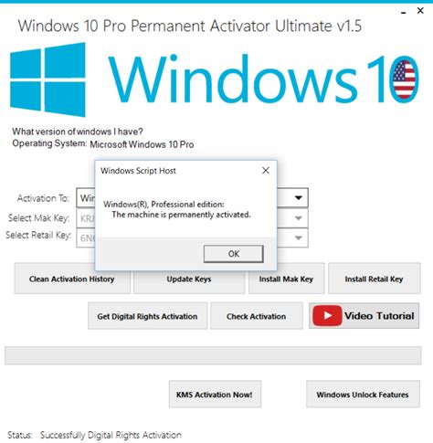Windows 10 pro permanent activator ultimate 2019